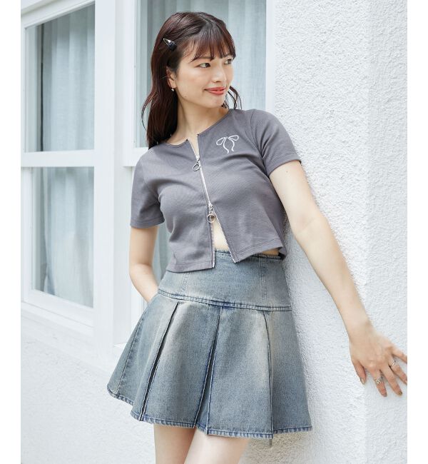 MAJESTICLEGON「ボックスプリーツミニスカパン」|その他|