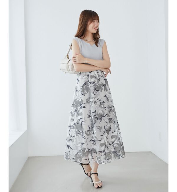 MAJESTICLEGON「レースアップノースリドッキングワンピ」|ワンピース|