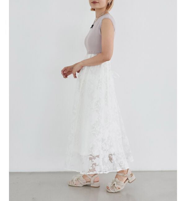 MAJESTICLEGON「レースアップノースリドッキングワンピ」|ワンピース|