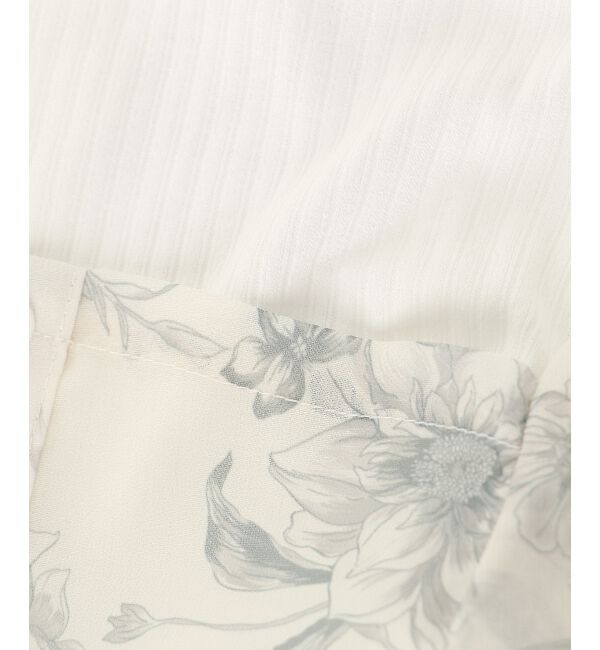  「ウエストきゅっとフリルフレアワンピ」|ワンピース|