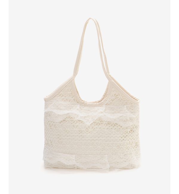  「レースフリルバッグ」|トートバッグ|