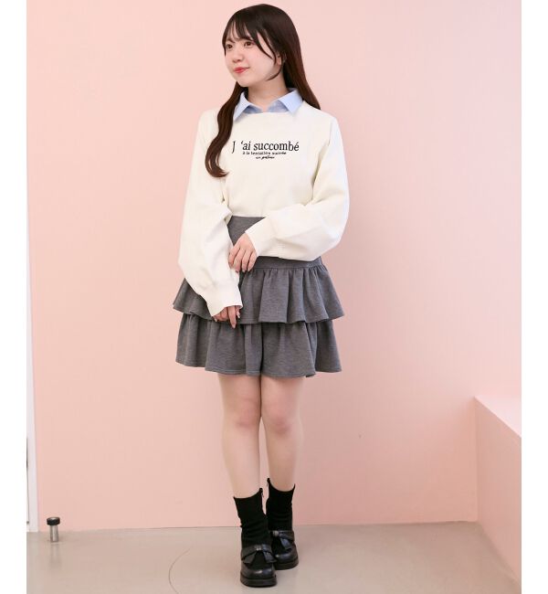  「ティアードフリルミニスカパン」|スカート|