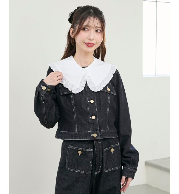  「フリルカラー＆ブローチセットGジャン」|その他|