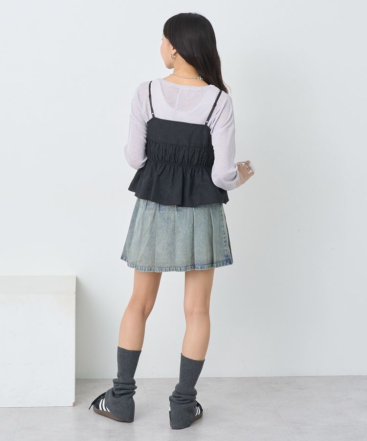 earth music&ecology「ラメシアースリーブプルオーバー」|Tシャツ・カットソー|