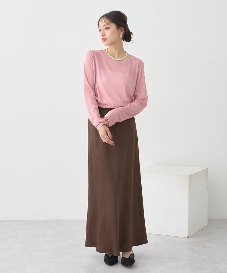 earth music&ecology「クルーネックシアーテレコプルオーバー」|Tシャツ・カットソー|