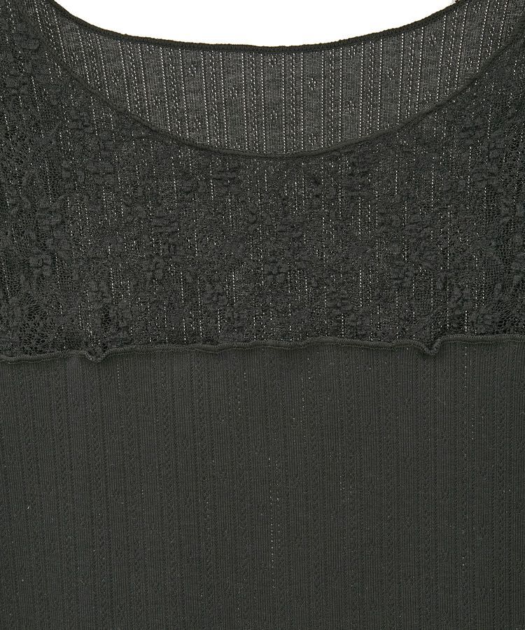 earth music&ecology「レース&times;アイレットプルオーバー」|Tシャツ・カットソー|