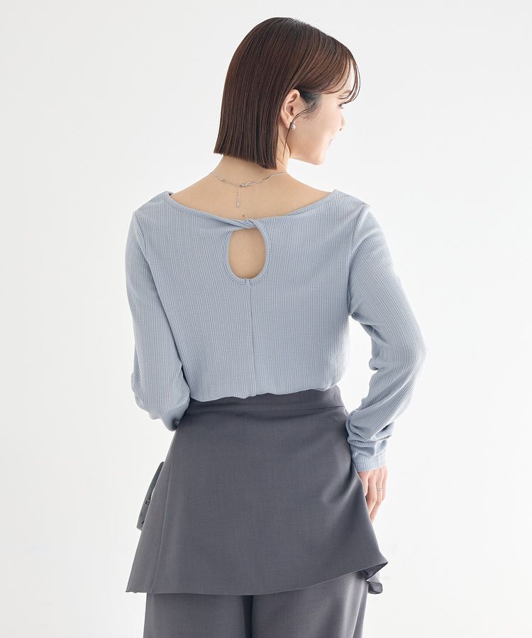 earth music&ecology「【前後2WAY】ツイストカットアウトプルオーバー」|Tシャツ・カットソー|