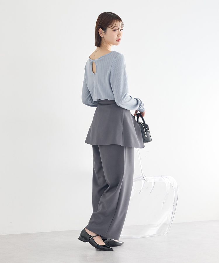 earth music&ecology「【前後2WAY】ツイストカットアウトプルオーバー」|Tシャツ・カットソー|