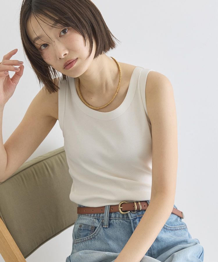 AMERICAN HOLIC「【抗菌防臭】テレコタンクトップ」|キャミソール|