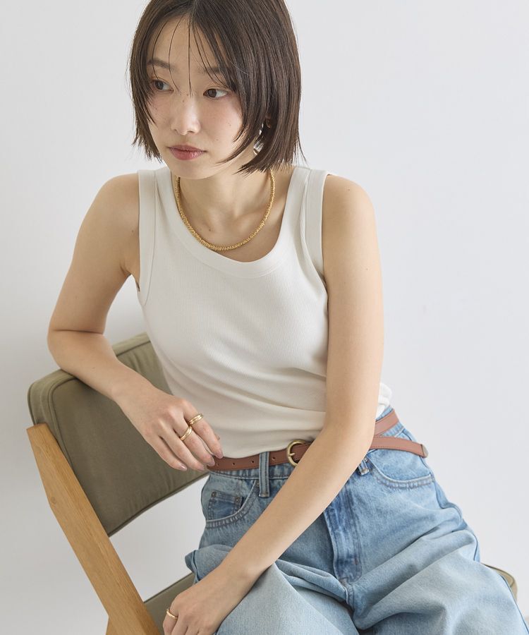 AMERICAN HOLIC「【抗菌防臭】テレコタンクトップ」|キャミソール|