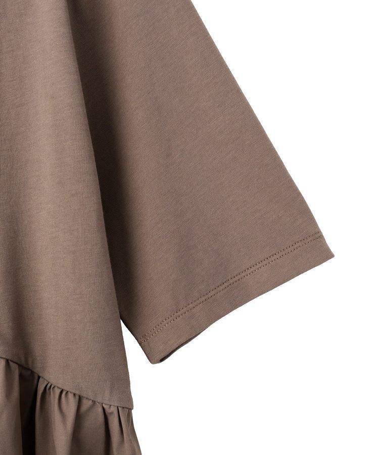 AMERICAN HOLIC「布帛切替ペプラム半袖プルオーバー」|Tシャツ・カットソー|