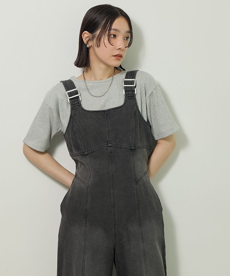 Green Parks「・SUGAR SPOON デニムコルセットオールインワン」|オールインワン|