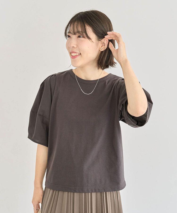 Green Parks「・ELENCARE DUE バックZIPハイブリットT」|Tシャツ・カットソー|