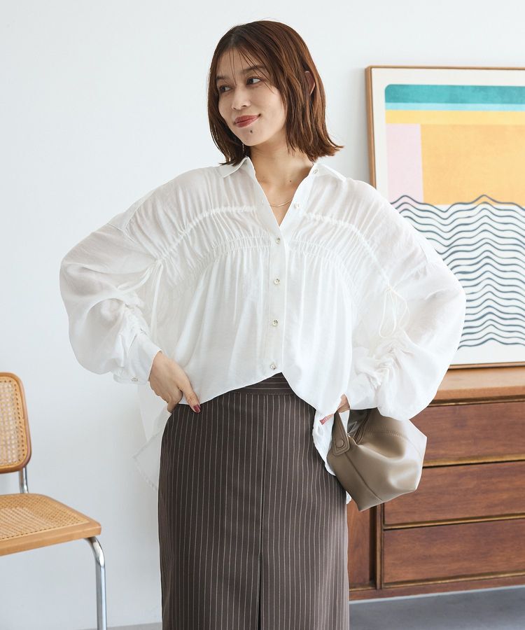 Green Parks「・ELENCARE DUE シアーシャーリングシャツ」|シャツ・ブラウス|