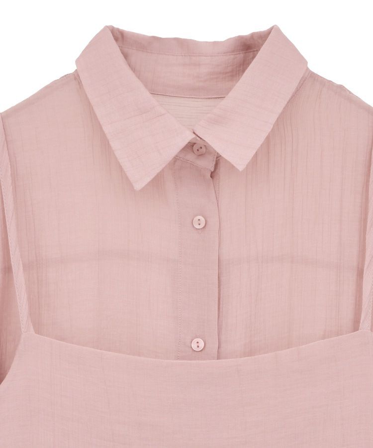 armonia「SET2点シアーシャツ+ビスチェ」|シャツ・ブラウス|