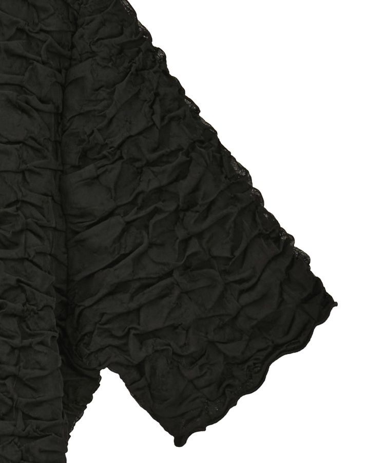 Green Parks「表面感カット5分袖プルオーバー」|Tシャツ・カットソー|