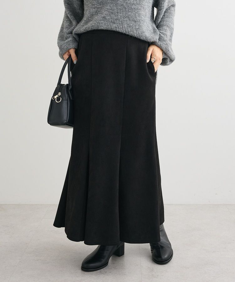 Green Parks「なめらかタッチスウェード調マーメイドスカート」|スカート|