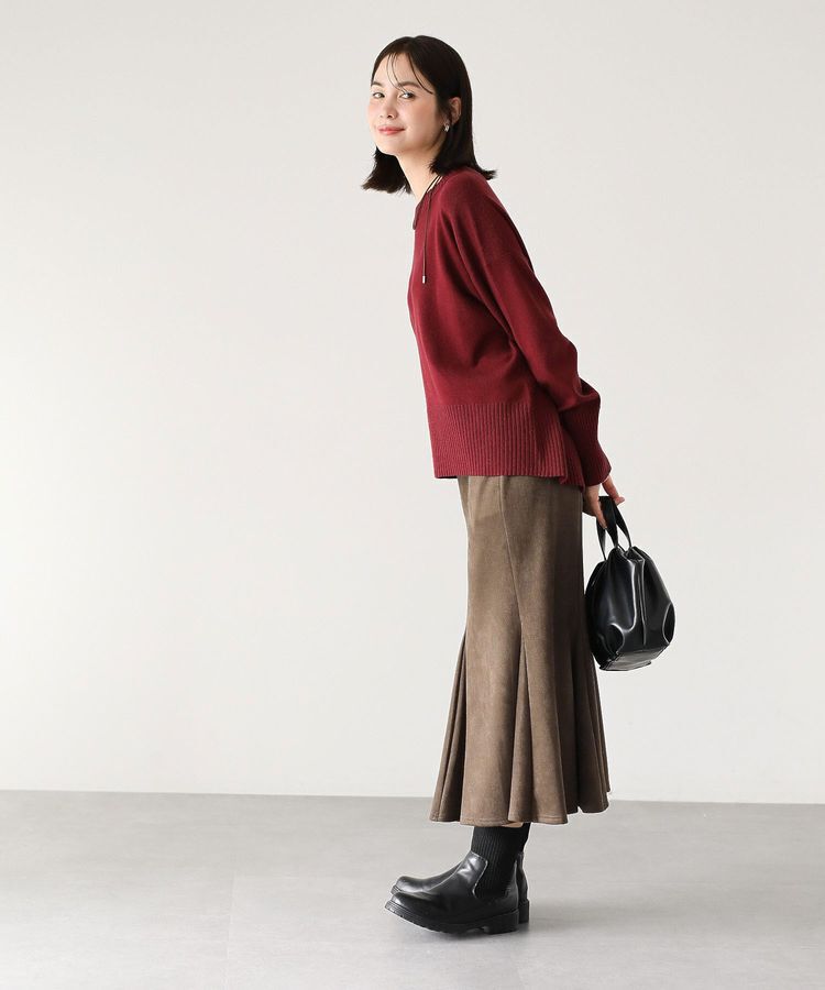 Green Parks「なめらかタッチスウェード調マーメイドスカート」|スカート|