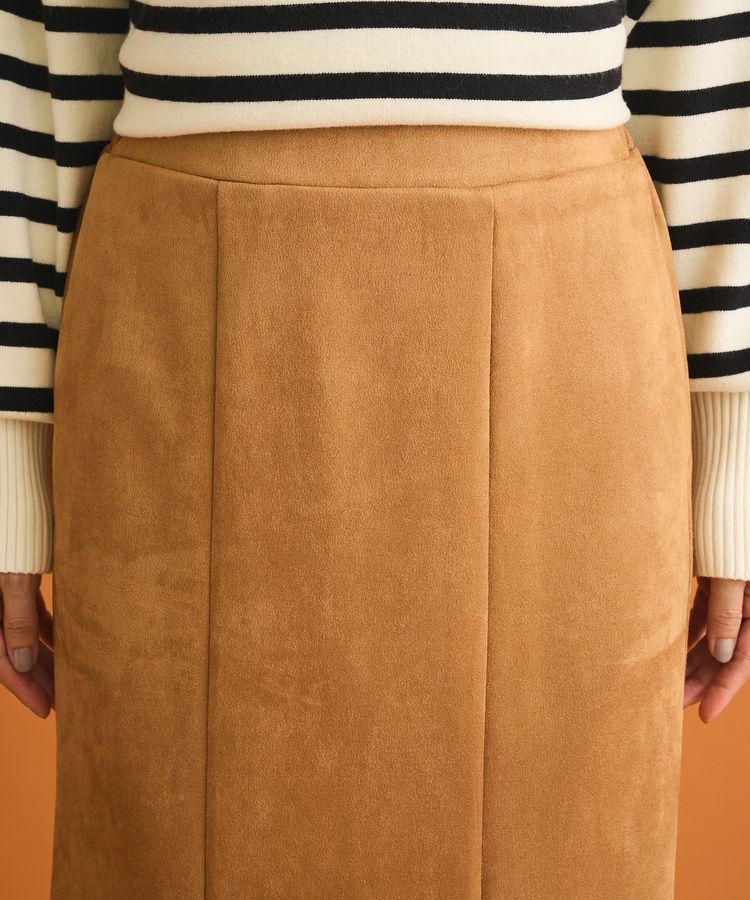 Green Parks「なめらかタッチスウェード調マーメイドスカート」|スカート|