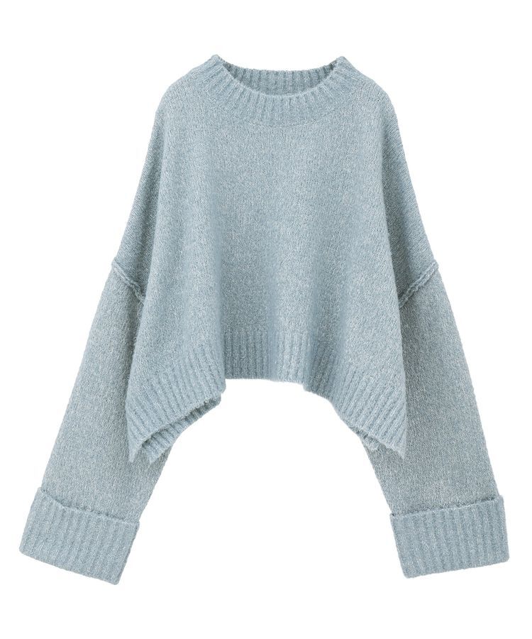 Green Parks「・Petit Fleur ブークレワイドニット」|ニット・セーター|