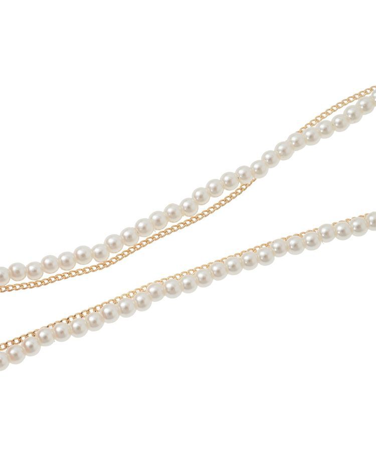 Green Parks「パール2連Y字ネックレス」|ネックレス|