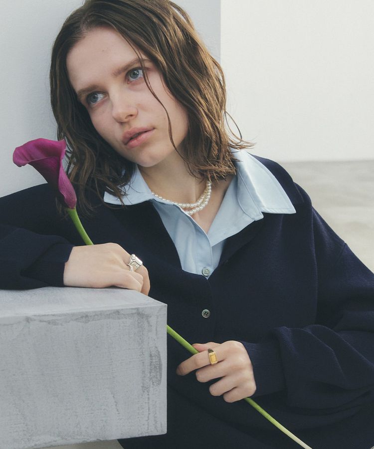 YECCA VECCA「パールフックネックレス」|ネックレス|