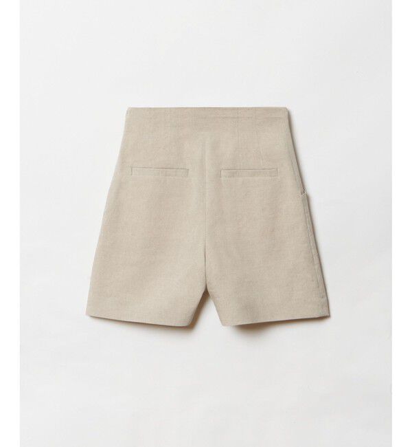 allureville「リネン/ポリエステルハイライズショートパンツ」|その他|