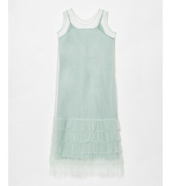 allureville「チュールフリルティアードワンピース」|ワンピース|