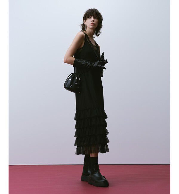 allureville「チュールフリルティアードワンピース」|ワンピース|