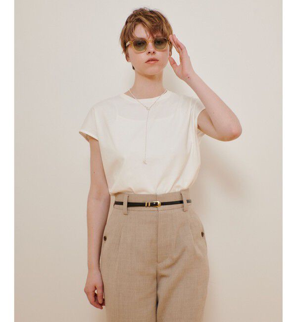 allureville「ワイドボーダープルオーバー」|Tシャツ・カットソー|オフホワイト