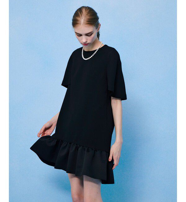 LOULOU WILLOUGHBY「【LOULOU WILLOUGHBY】ケープドレス」|ワンピース|