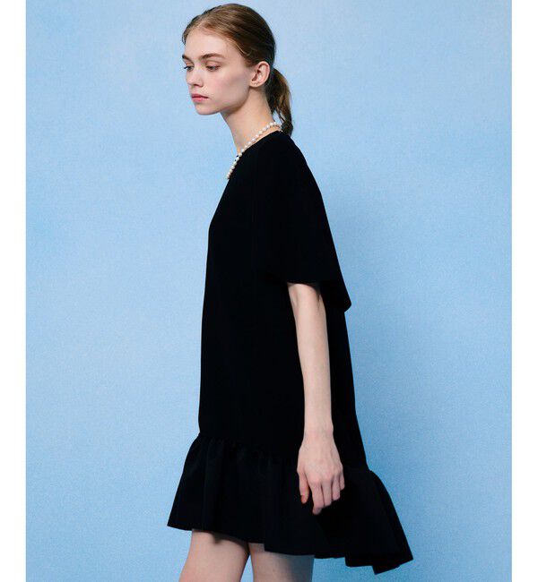 LOULOU WILLOUGHBY「【LOULOU WILLOUGHBY】ケープドレス」|ワンピース|