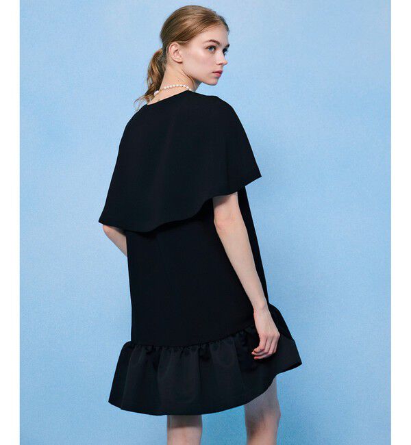 LOULOU WILLOUGHBY「【LOULOU WILLOUGHBY】ケープドレス」|ワンピース|
