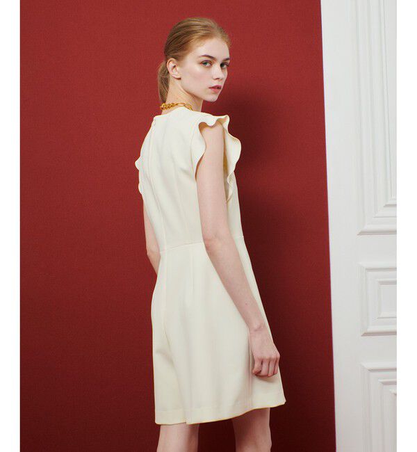 LOULOU WILLOUGHBY「【LOULOU WILLOUGHBY】ダブルクロスミニオールインワン」|オールインワン|