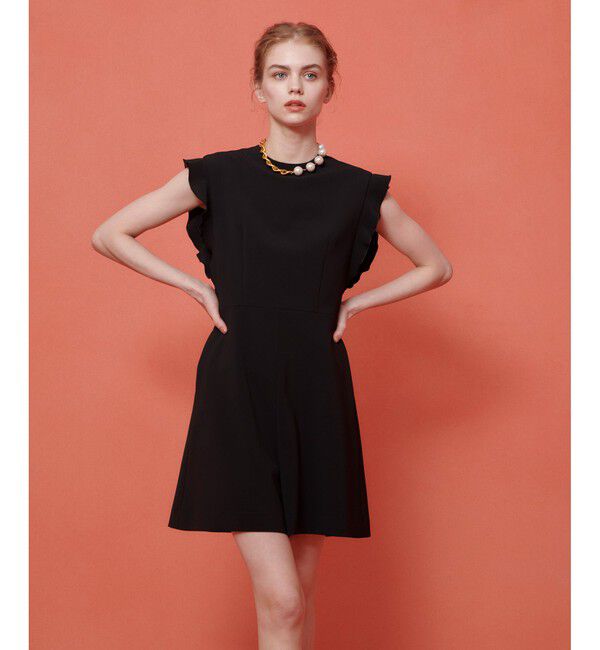 LOULOU WILLOUGHBY「【LOULOU WILLOUGHBY】ダブルクロスミニオールインワン」|オールインワン|