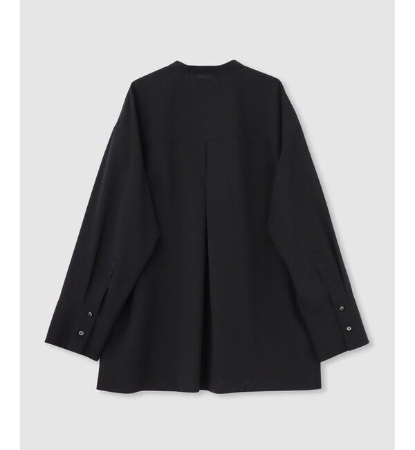 allureville「ダンガリーバンドカラーシャツ」|シャツ・ブラウス|