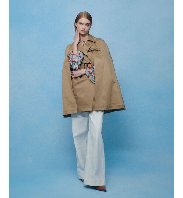 LOULOU WILLOUGHBY「【LOULOU WILLOUGHBY】トレンチケープコート」|トレンチコート|