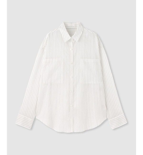 allureville「ストライプシアーシャツ」|シャツ・ブラウス|