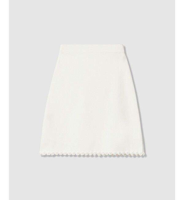 LOULOU WILLOUGHBY「【LOULOU WILLOUGHBY】クロッシェフラワーミニスカート」|スカート|