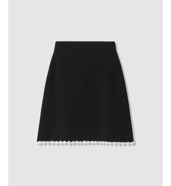 LOULOU WILLOUGHBY「【LOULOU WILLOUGHBY】クロッシェフラワーミニスカート」|スカート|