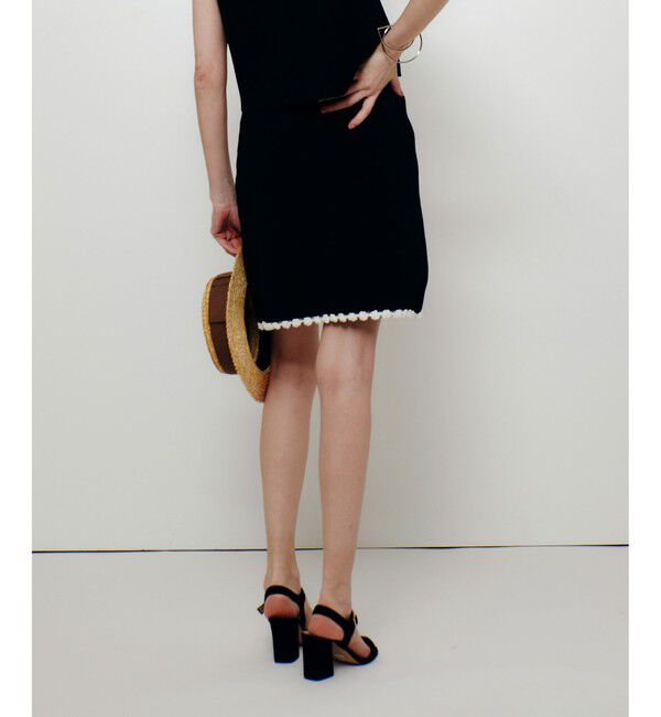 LOULOU WILLOUGHBY「【LOULOU WILLOUGHBY】クロッシェフラワーミニスカート」|スカート|