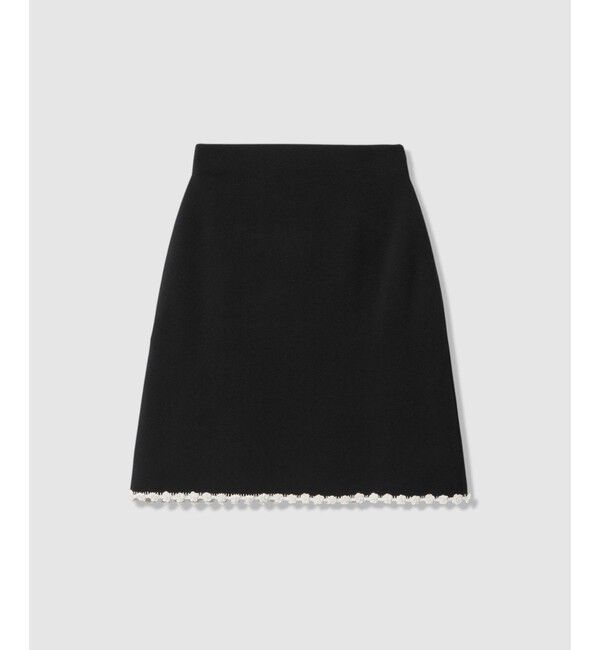 LOULOU WILLOUGHBY「【LOULOU WILLOUGHBY】クロッシェフラワーミニスカート」|スカート|