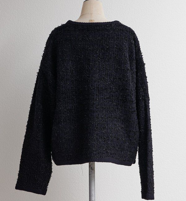  「ツィードライクニットカーディガン」|カーディガン|