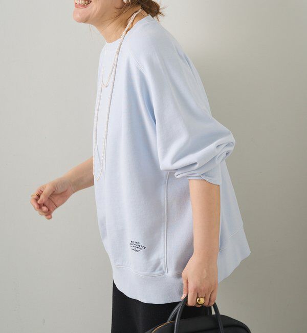  「ロゴ刺繍チュニックスウェット」|プルオーバー|