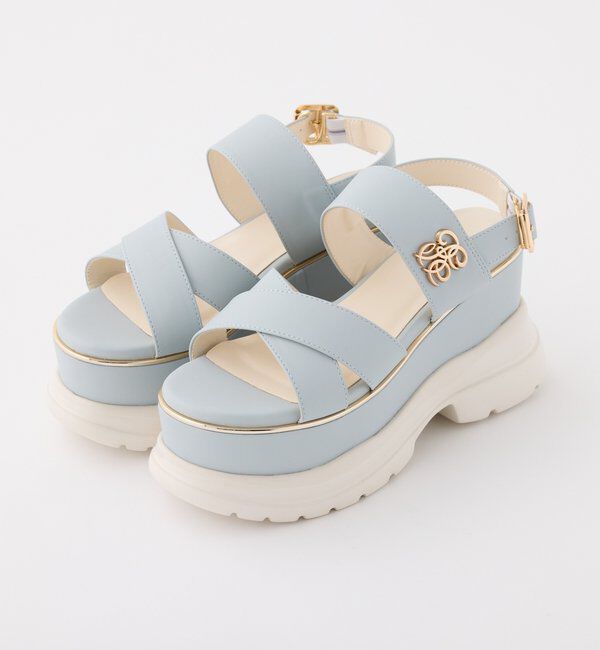  「エンブレム付き厚底サンダル」|その他|