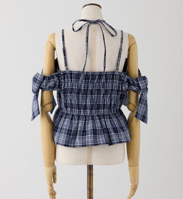  「サイドリボンオフショルブラウス」|シャツ・ブラウス|