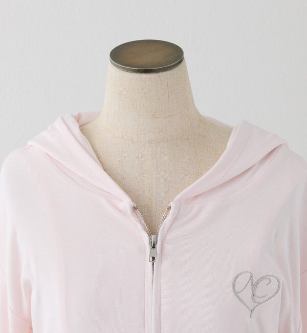  「【UVカット】ロゴ刺繍パーカー」|プルオーバー|