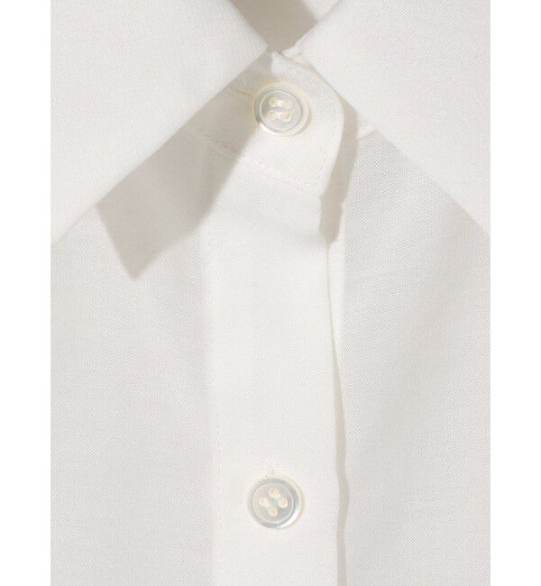 MIDIUMISOLID「MIDIUMISOLID for Ladies ドローストリングシャツ」|シャツ・ブラウス|