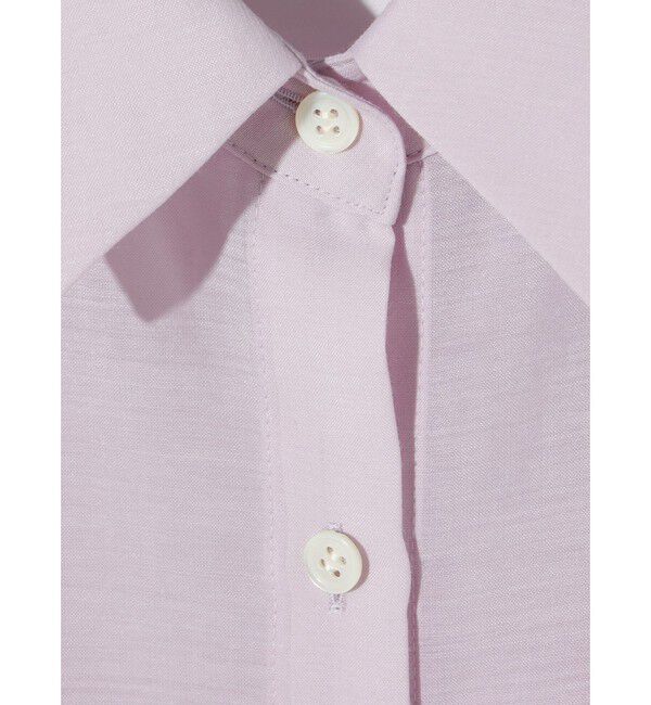 MIDIUMISOLID「MIDIUMISOLID for Ladies ドローストリングシャツ」|シャツ・ブラウス|