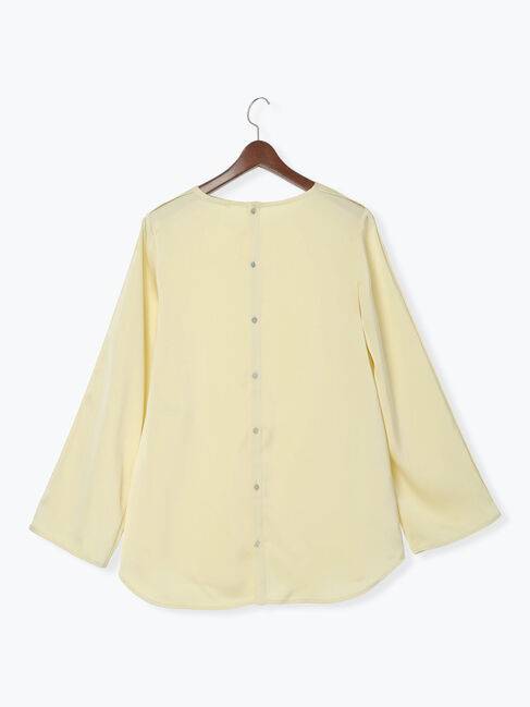 Te chichi「【Atelier Bonheur】サテンバックボタンブラウス(セットアップ可)《2025winter catalog item》」|シャツ・ブラウス|